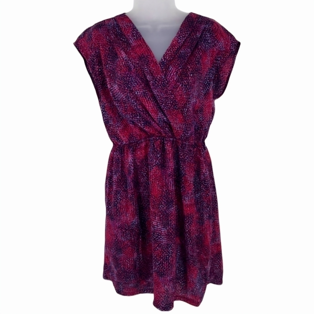 Daisy Fuentes Faux Wrap Dress